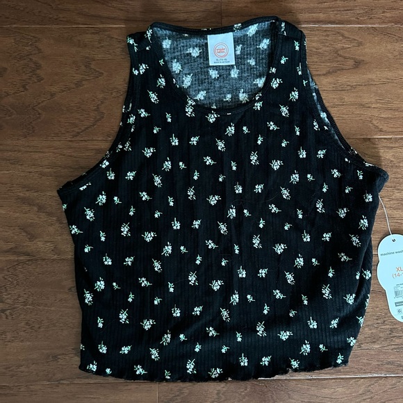 Floral crop top tank - Picture 1 of 3